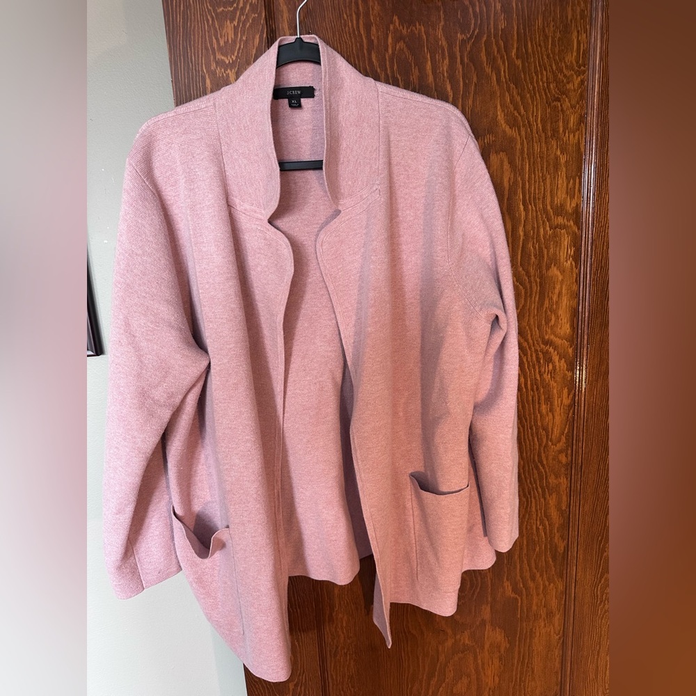Pink Sweater Cardigan/Blazer - J.Crew - XL